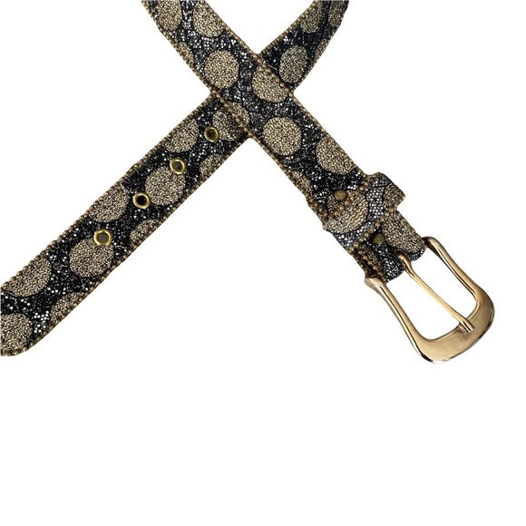 Elite | Black and Gold Sparkly Beaded Belt main image 4
